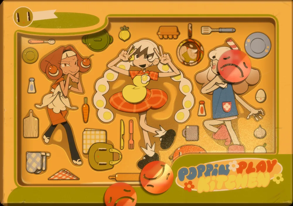 Abema'nın PRISMation'ı 'Poppin-Play Kitchen' Animesine Yeşil Işık Veriyor