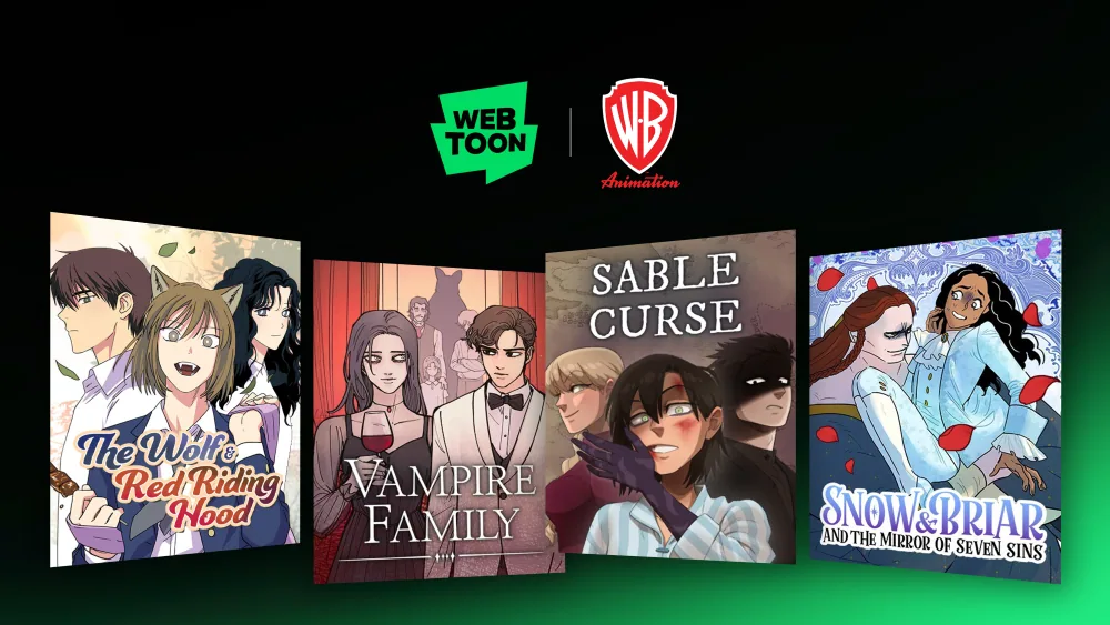 Dört Webtoon Dizisi Warner Bros. Animation Geliştirme Programına Eklendi